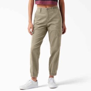 Women's High Rise Cargo Jogger Pants, Desert Sand, 26